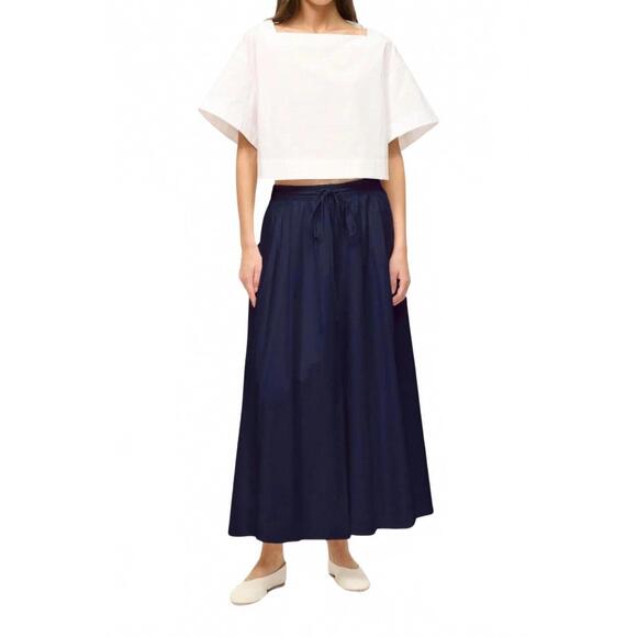 STAUD Dresses & Skirts - NEW STAUD eden skirt in navy